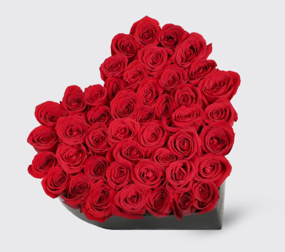 Boîte Cœur de Roses : Un Cadeau Romantique et Élégant – Image 2